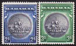 1931. BAHAMAS Ship 2 S + 3 S. Hinged. (Michel 93-94) - JF546075 - Bahamas (1973-...)