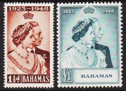 1948. BAHAMAS George VI Silverwedding Complete Set. Hinged. (Michel 153-154) - JF546077 - Bahama's (1973-...)