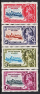 1935. BRITISH SOLOMON ISLANDS. Georg V. Silver Jub. Complete Set. Never Hinged. Luxus Quali... (Michel 52-55) - JF546080 - British Solomon Islands (...-1978)