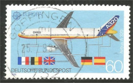 EU88-16c EUROPA-CEPT 1988 Germany Avion Airplane A320 Airbus Flugzeug Aereo - Flugzeuge