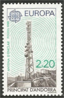 EU88-1c EUROPA-CEPT 1988 Andorre Tour Communications Tower MNH ** Neuf SC - Nuevos