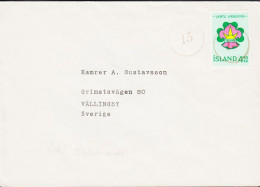 1964. ISLAND. Scout. 4,50 Kr. On Cover To Sweden LUXUS Cancelled With Nummeral Cancel 15. Ver... (Michel 379) - JF546091 - Storia Postale