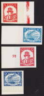 1932. EESTI. Dorpat Tartu University. Complete Set With 4 Stamps IMPERFORATED PROOFS ... (Michel 94-97 PROOF) - JF546098 - Estonia