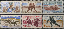 R2253/822 - SENEGAL - 1961 -  SERIE COMPLETE - N°204 à 209 NEUFS** - Sénégal (1960-...)
