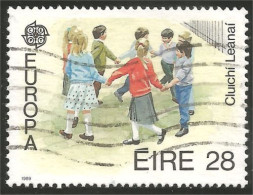 EU89-21 EUROPA-CEPT 1989 Eire Danse Dance Jeux Enfants Children Games Kinderspiele - Tanz