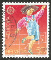 EU89-25 EUROPA-CEPT 1989 Suisse Dance Danse Jeux Enfants Children Games Kinderspiele - Baile