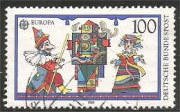 EU89-19c EUROPA-CEPT 1989 Germany Puppets Jeux Enfants Children Games Kinderspiele - Kostums