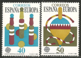 EU89-12 EUROPA-CEPT 1989 Espagne Jeux Enfants Children Games Kinderspiele MNH ** Neuf SC - 1989