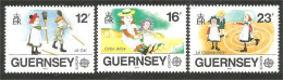 EU89-4 EUROPA-CEPT 1989 Guernsey Jeux Enfants Children Games Kinderspiele MNH ** Neuf SC - 1989