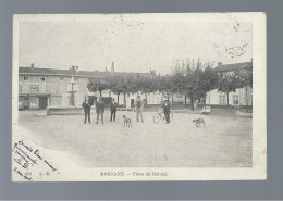 CPA - 69 - Mornant - Place Du Marché - Animée - Précurseur - Circulée En 1903 - Other & Unclassified