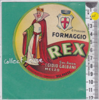 C1341 FROMAGE FORMAGGIO REX EGIDIO GALBANI LELZO 6 PORTIONS ITALIE - Quesos