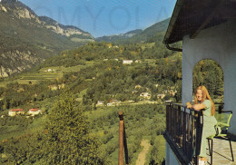 CARTOLINA  C14 POCHI DI SALORNO,TRENTO,TRENTINO ALTO ADIGE-VILLAGGIO TURISTICO "GRUNWALD"-BELLA ITALIA,VIAGGIATA 1973 - Trento