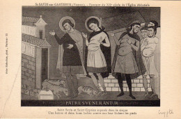 ST-SAVIN Sur GARTEMPE - Peinture Du XII Siècle De L'Eglise Abbatiale - Saint Savin Et Saint Cyprien Exposés Dans Le ... - Saint Savin