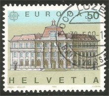 EU90-18a EUROPA-CEPT 1990 Suisse LUZERN Bureaux Postes Postal Houses - 1990
