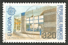 EU90-12c EUROPA-CEPT 1990 France ECOUEN Bureaux Postes Postal Houses - Andere & Zonder Classificatie
