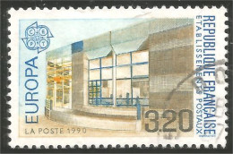 EU90-12b EUROPA-CEPT 1990 France Bureaux Postes Postal Houses - Otros & Sin Clasificación