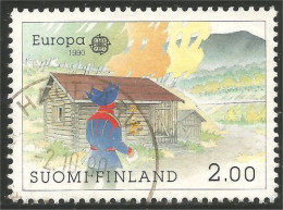 EU90-11c EUROPA-CEPT 1990 Finland HAUTJARVI Bureaux Postes Postal Houses - Andere & Zonder Classificatie