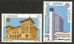 EU90-10 EUROPA-CEPT 1990 Espagne Bureaux Postes Postal Houses MNH ** Neuf SC - 1990