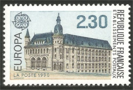 EU90-4b EUROPA-CEPT 1990 France Bureaux Postes Postal Houses MNH ** Neuf SC - Sonstige & Ohne Zuordnung
