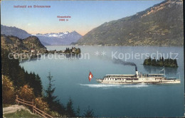 11762647 Iseltwald Am Brienzersee Dampfschiff Niesenkette Iseltwald - Other & Unclassified