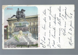 CPA - Italie - Milano - Monumento A Vittorio Emanuele II - Colorisée - Circulée En 1903 - Milano (Mailand)