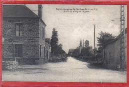 Carte Postale 35. Saint-Jacques-de-la-Lande  Le Milieu Du Bourg   Très Beau Plan - Sonstige & Ohne Zuordnung