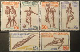 R2253/824 - SENEGAL - 1963 - Jeux Sportifs à Dakar - SERIE COMPLETE - N°217 à 222 NEUFS** - Sénégal (1960-...)