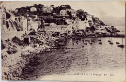 CPA Circulée 1919,  Marseille ( Bouches Du Rhône) - Le Prophête  (60) - Endoume, Roucas, Corniche, Spiaggia