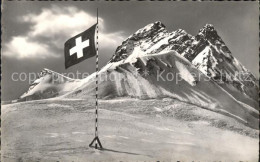11762537 Jungfraujoch Gipfelblick Schweizer Flagge Jungfraujoch - Other & Unclassified