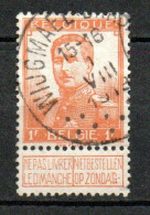 116 Gestempeld WIJGMAEL BRABANT - COBA 8 Euro - 1912 Pellens