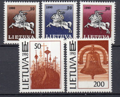 LITHUANIA 1991 National Symbols MNH(**) Mi 474-476 #Lt1171 - Litauen