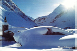 *CPM  - 73 - BONNEVAL SUR ARC - Eglise Sous La Neige - Photo De Bernard Grange - Bonneval Sur Arc