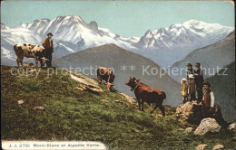 11762186 Mont Blanc De Cheilon Alguille Verte Kuehe Mont Blanc De Cheilon - Andere & Zonder Classificatie