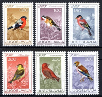 YUGOSLAVIA 1968 - FAUNA PAJAROS - AVES - YVERT Nº 1177/1182** - Unused Stamps