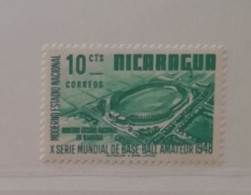 NICARAGUA 1949 STADIUM  MNH** FOOTBALL FUSSBALL SOCCER CALCIO VOETBAL FUTBOL FUTEBOL FOOT FOTBAL - Nuovi