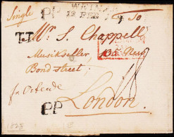 1828. WEIMAR 12 FEB 1828. PP M. S. Chappell, Musikseller, Bond Street, London. - JF124248 - [Voorlopers