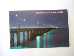 UNITED STATES   POSTCARDS  CHESAPEAKE BAY BRIDGES TUNNEL - Otros & Sin Clasificación