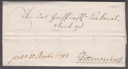 1785. DEUTSCHLAND _Interesting Very Old Cover From 10. Martz 1785.  - JF414817 - Prephilately