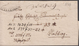 1829. DEUTSCHLAND. Very Interesting And Beautiful Old Cover To Linchberg Cancelled STUTTGART. Very Interes... - JF436618 - Préphilatélie
