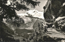 11761897 Saas-Fee Blick Vom Kapellenweg Fee-Gletscher Alphubel Saas-Fee - Andere & Zonder Classificatie