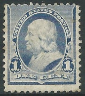 USA - 1895 - Timbre Neuf* No Postmark With Gum (MH)  - One Cent - Franklin, Benjamin (1706-1790), Scott N°264 - Nuovi