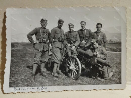 Italia Foto Militari. Cannone. Salerno 1934.  85x58 Mm. - Krieg, Militär