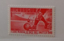 NICARAGUA 1949 STADIUM  MNH** FOOTBALL FUSSBALL SOCCER CALCIO VOETBAL FUTBOL FUTEBOL FOOT FOTBAL - Ongebruikt