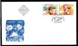 FDC - BULGARIE - BULGARIA - 2002 - CIRCUS - CIRQUE - ZIRKUS - - FDC