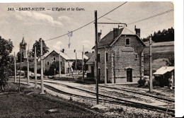 Saint Nizier L’église Et La Gare - Other & Unclassified