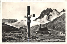 11759017 Klausenpass Passhoehe Bruder Klaus Kapelle Mit Windgaelle Klausenpass - Otros & Sin Clasificación