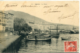 -2A - CORSE  - AJACCIO - Les Quais.   -    Collection. J.Moretti,Corte. N°: 181 - Ajaccio