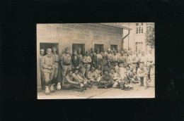 Carte Photo Armée  Militaires Soldats Régiment à Identifier - En 1927 écrite Par André Sévin Ou Lévin - War, Military