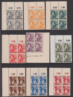 1947. Saar. Work And Landscapes Complete Set With 20 Stamps All In 4 Blocks Never Hinged ... (MICHEL 206-225) - JF524406 - Nuovi
