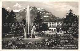 11758697 Glarus GL Hotel Glarnerhof Mit Volksgarten Und Wiggis Glarus - Other & Unclassified